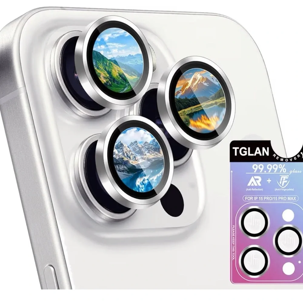 Camera Lens Protector for iPhone 15 Pro Max/15 Pro